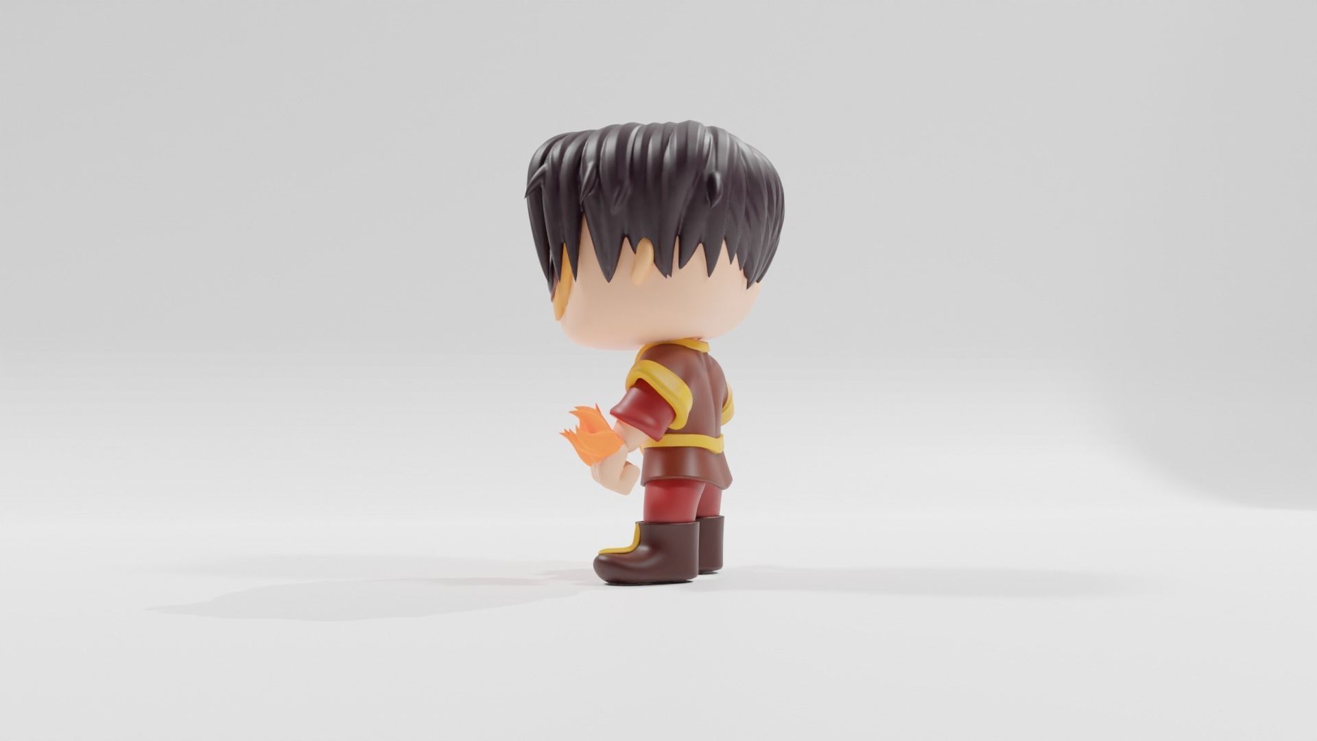 Avatar The Last Airbender Zuko  funko pop 3D print model_14