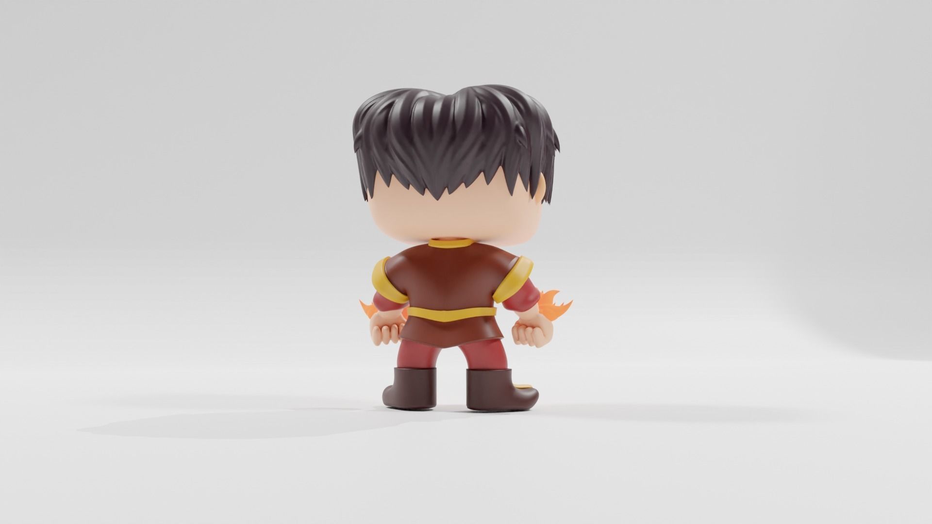 Avatar The Last Airbender Zuko  funko pop 3D print model_11