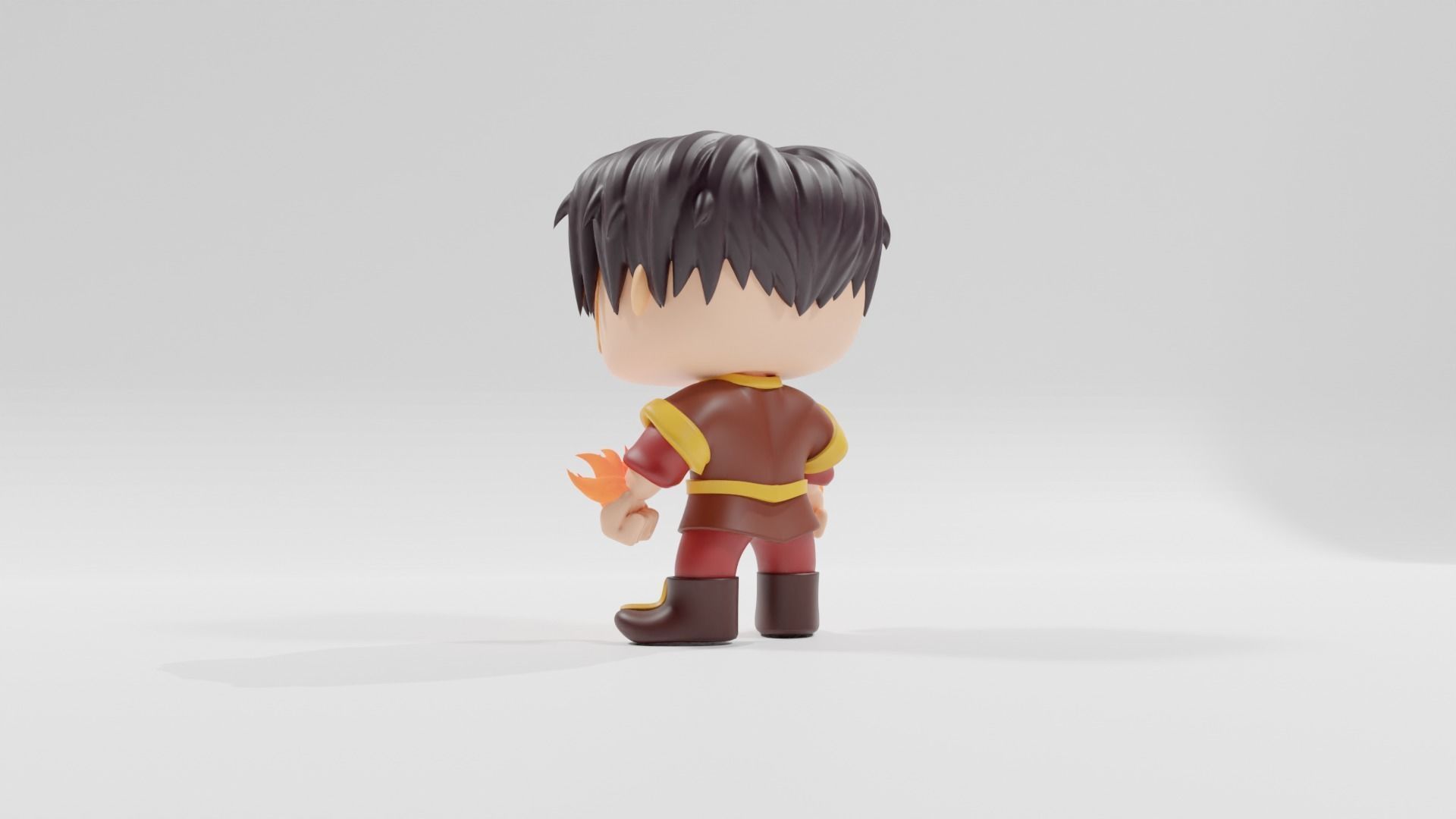 Avatar The Last Airbender Zuko  funko pop 3D print model_13