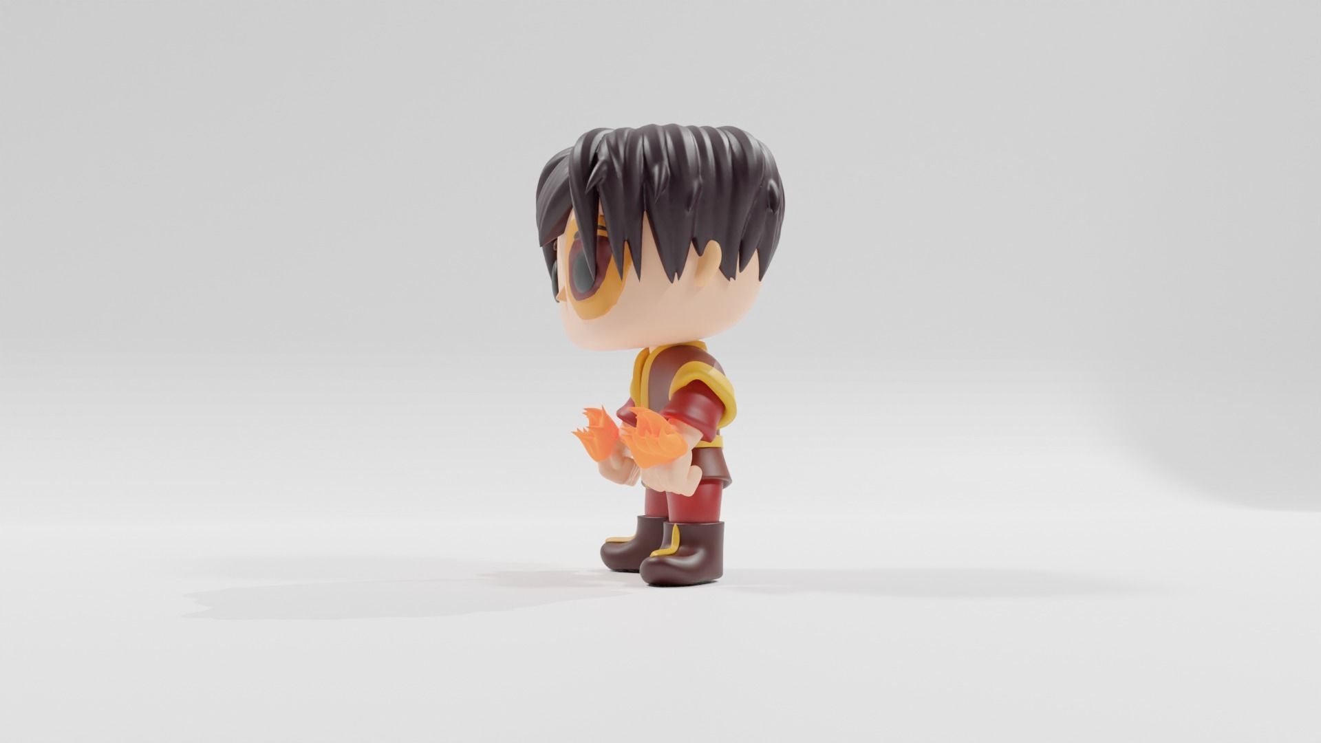 Avatar The Last Airbender Zuko  funko pop 3D print model_1