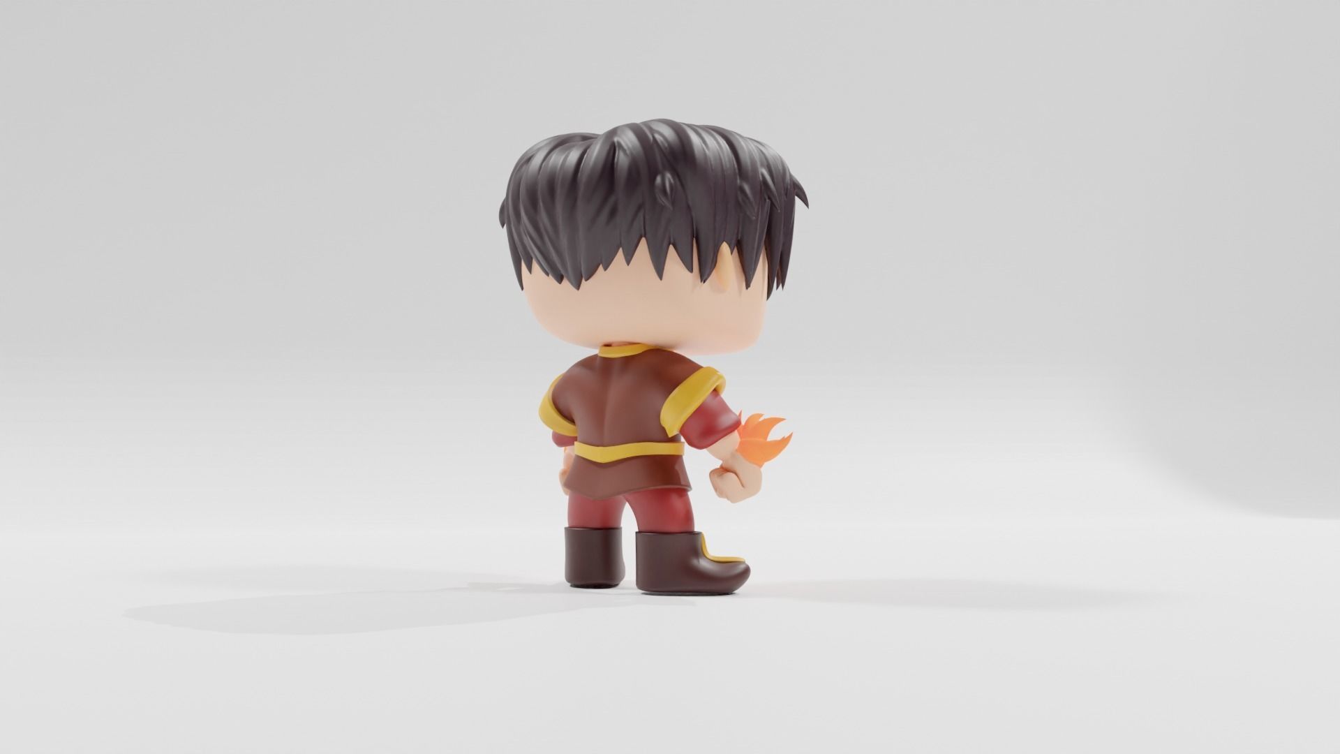 Avatar The Last Airbender Zuko  funko pop 3D print model_10