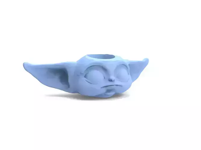 BABY YODA MATTE FOR 3D PRINTING