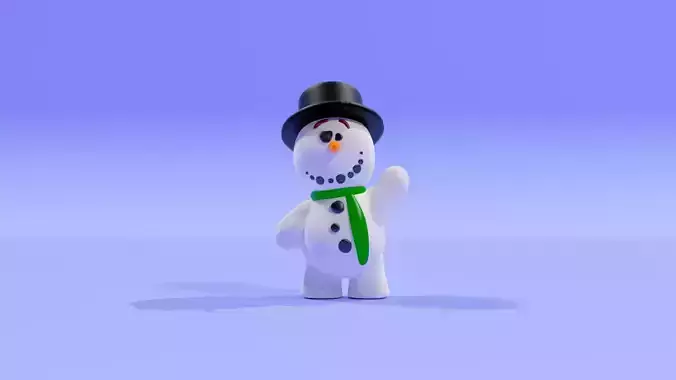 The Snowman  from Knick Knack from Disney studios