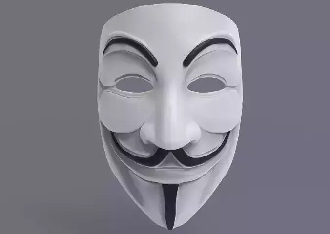 Guy Fawkes Mask 3D print model
