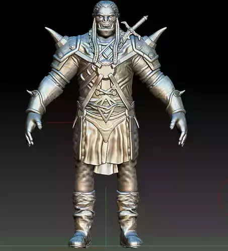 Orc - Highpoly Sculpture 3D model