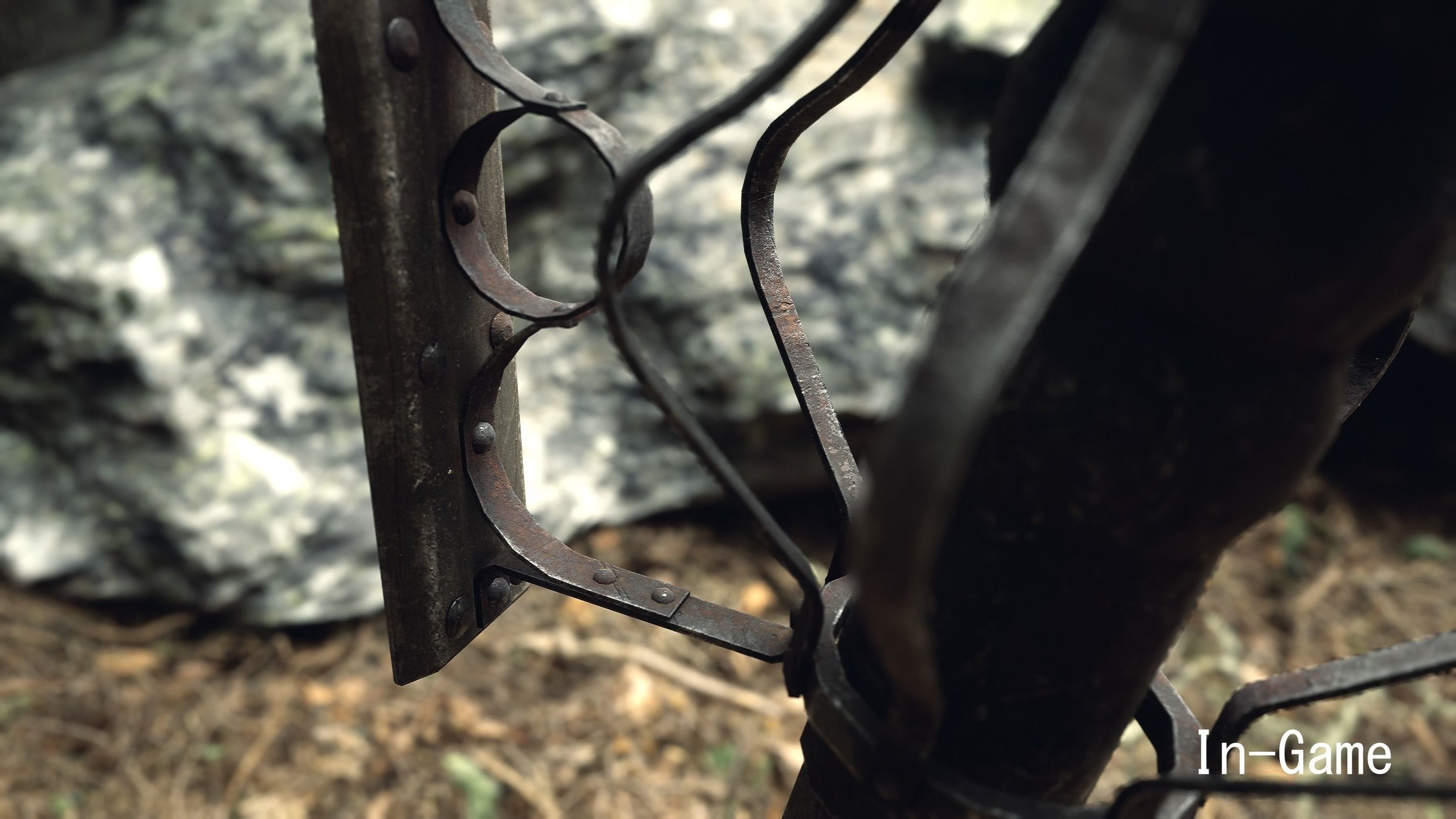 Wall Torch Low-poly 3D model_15