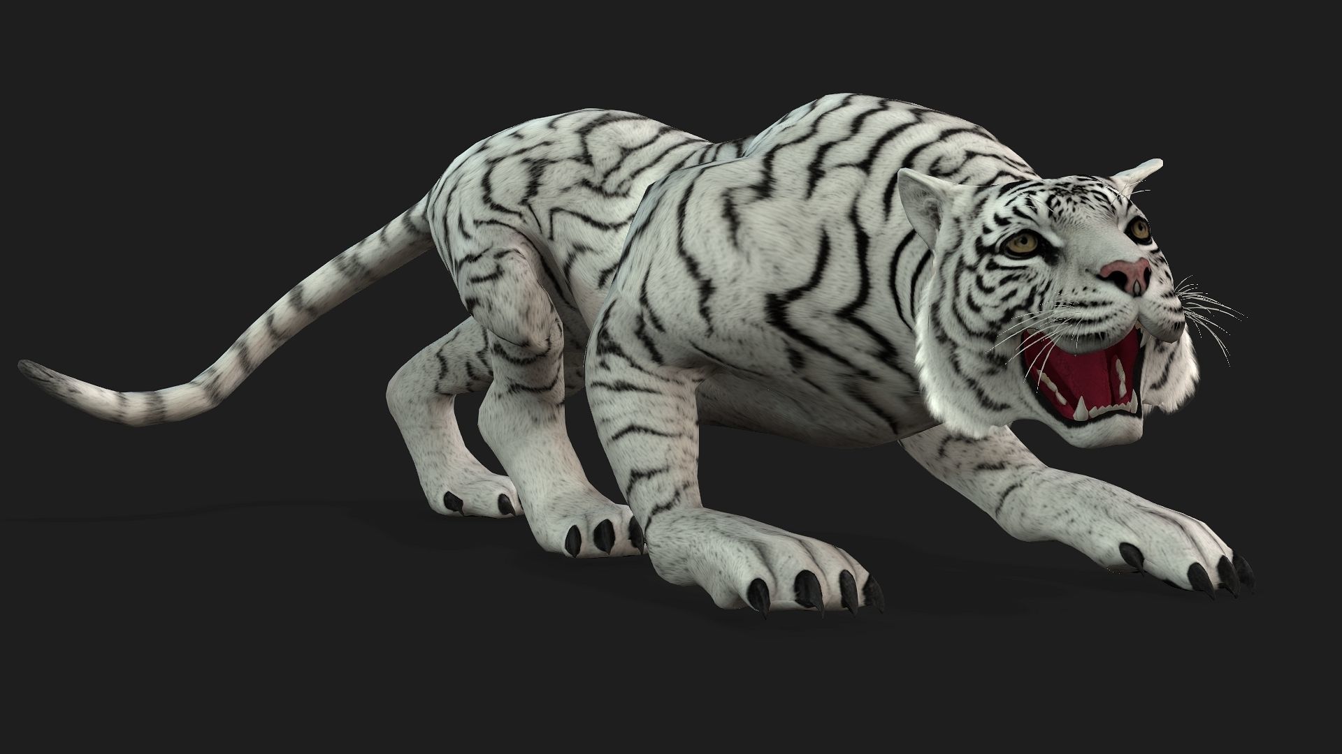 Tiger A2 3D model_4