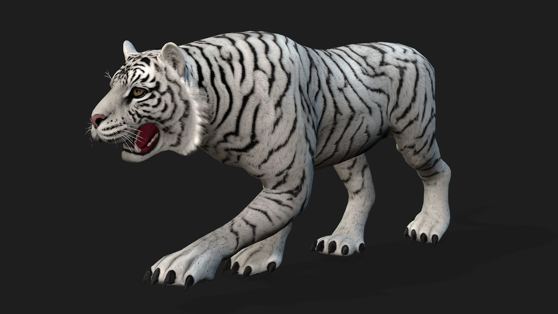 Tiger A2 3D model_2