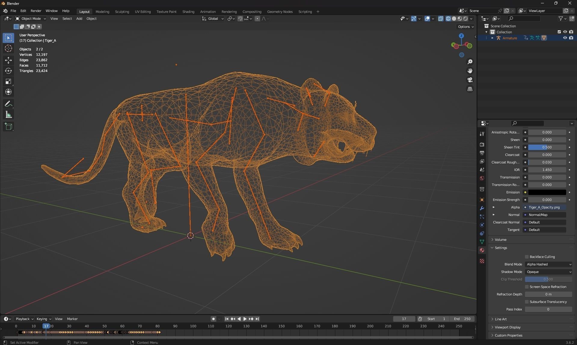 Tiger A2 3D model_20