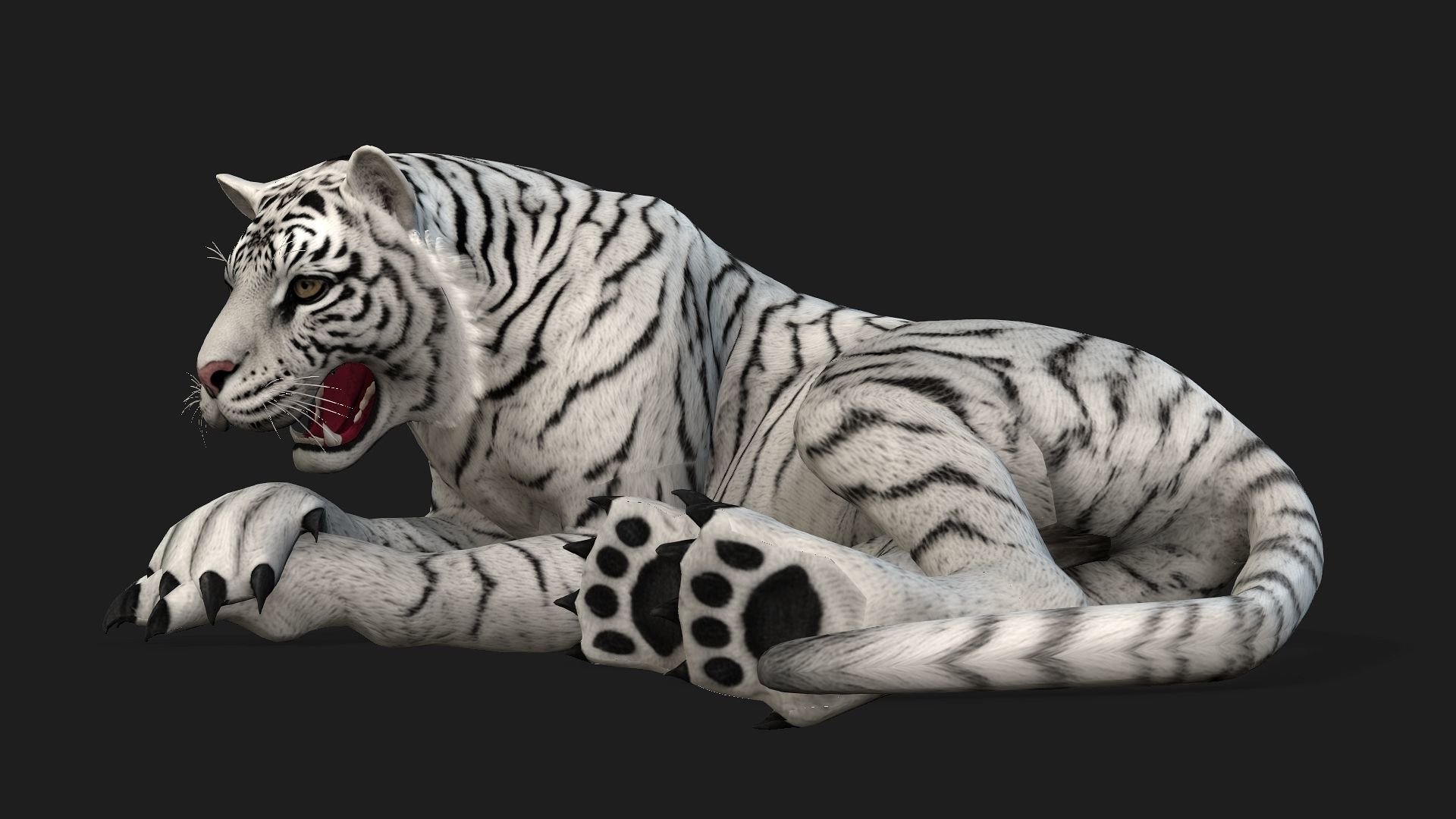 Tiger A2 3D model_3