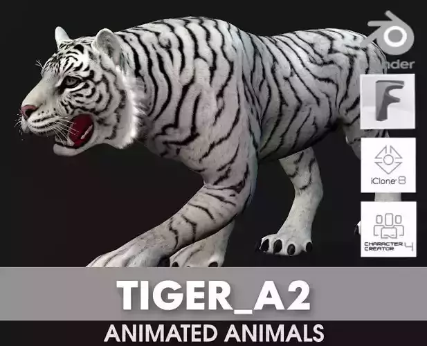 Tiger A2 3D model