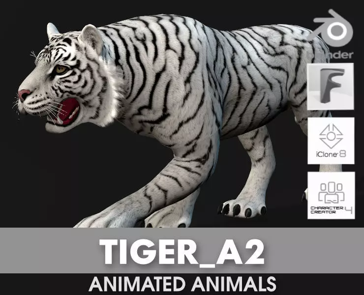 Tiger A2 3D model_0