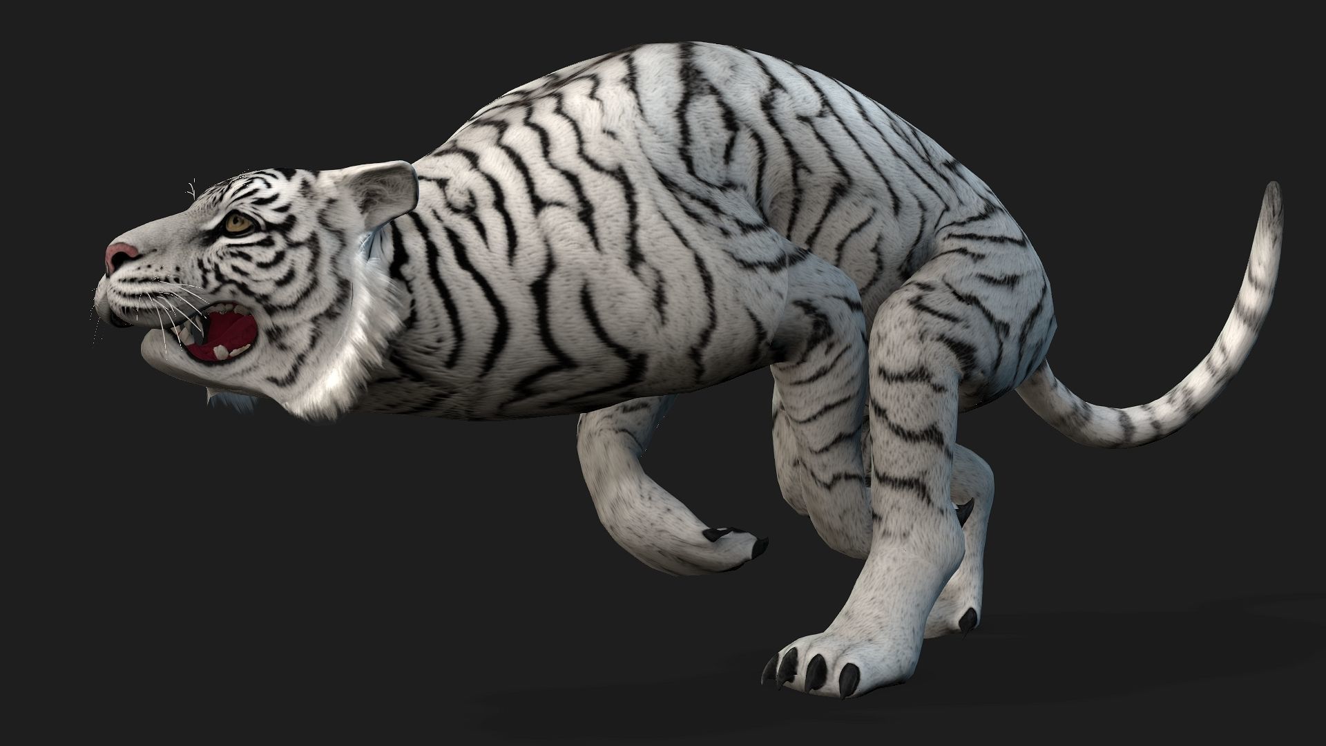 Tiger A2 3D model_9