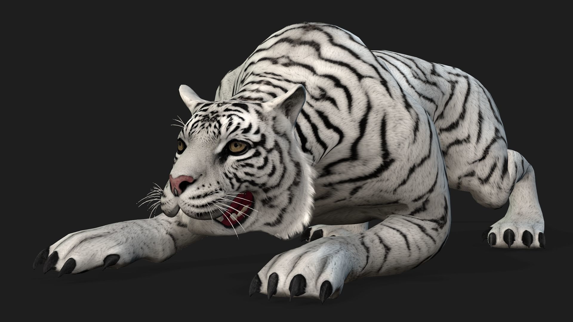 Tiger A2 3D model_6