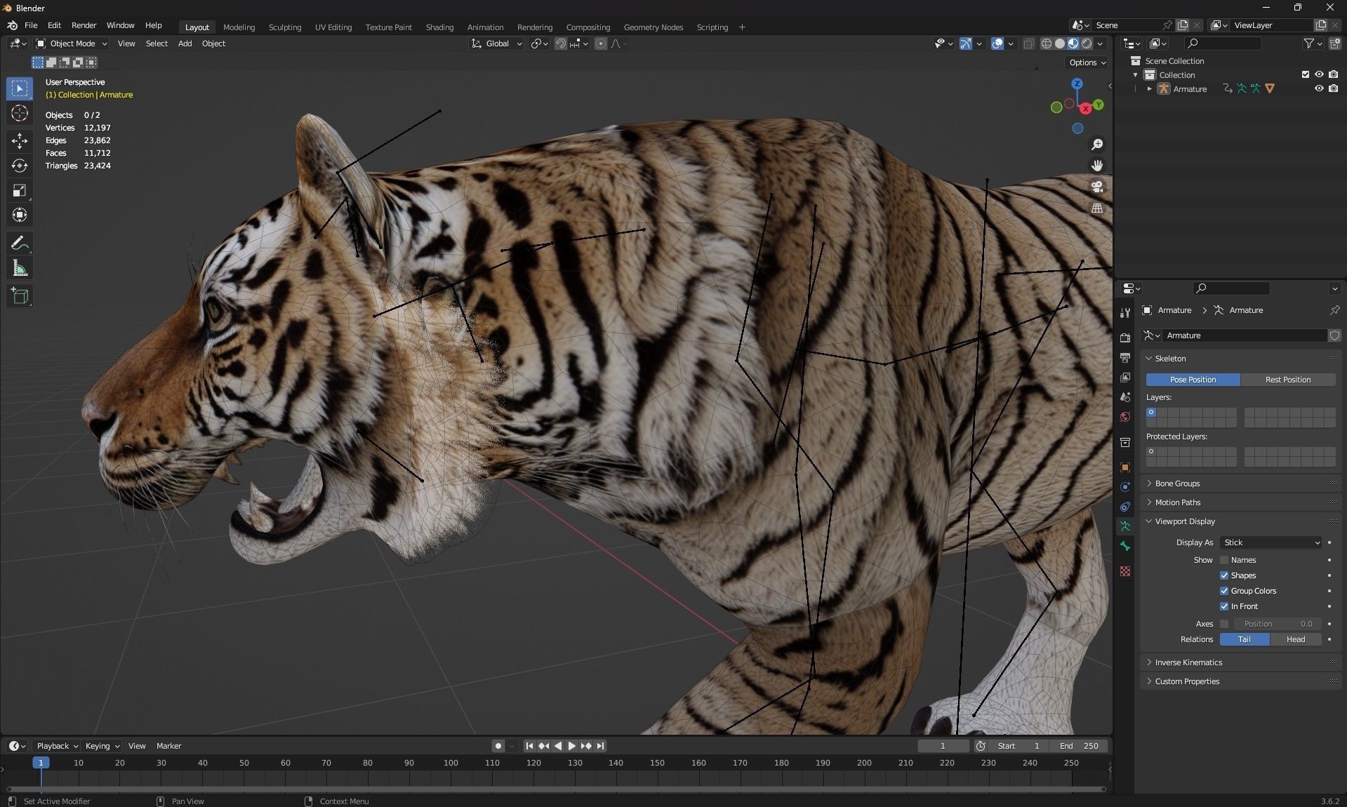 Tiger A3 3D model_23