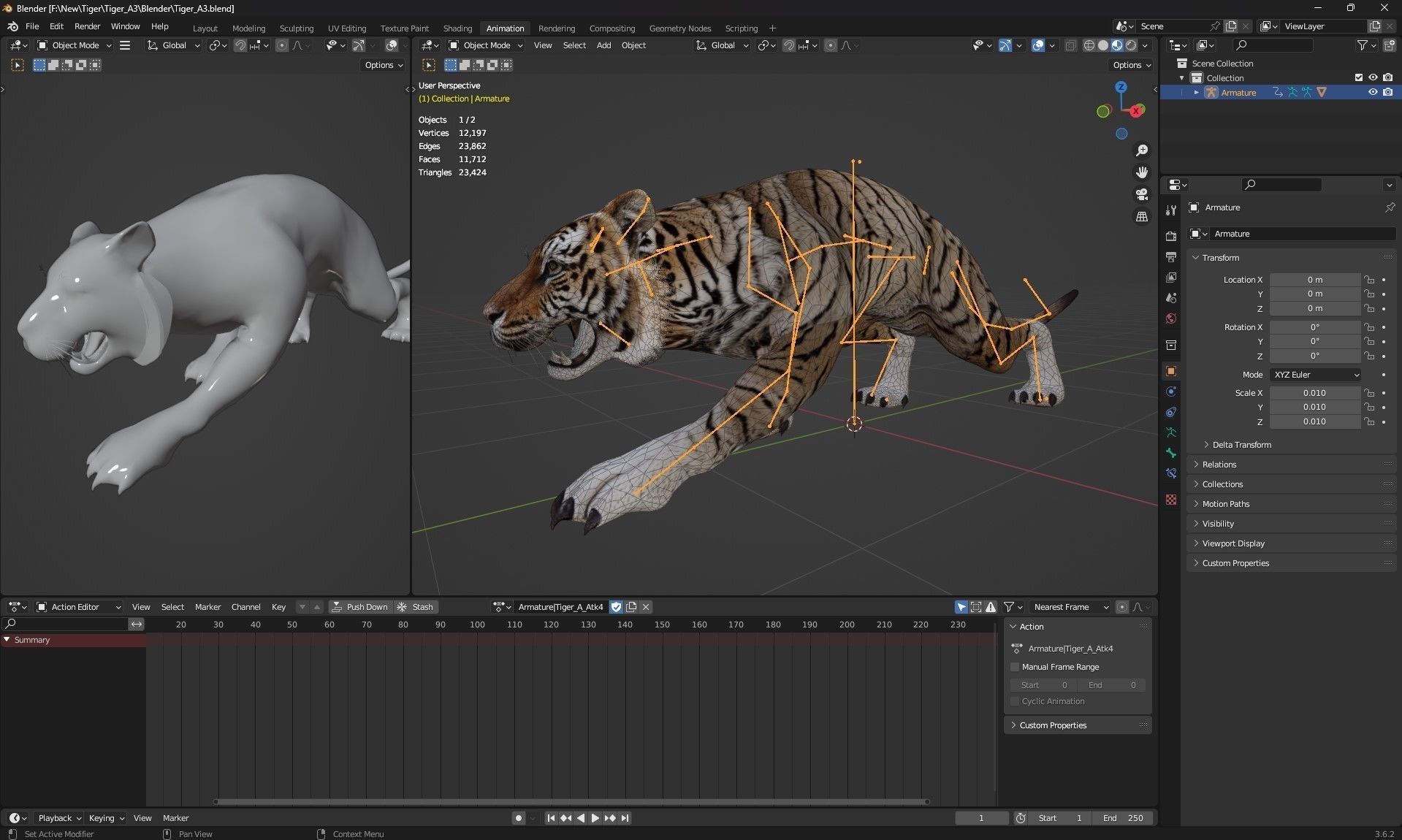 Tiger A3 3D model_24