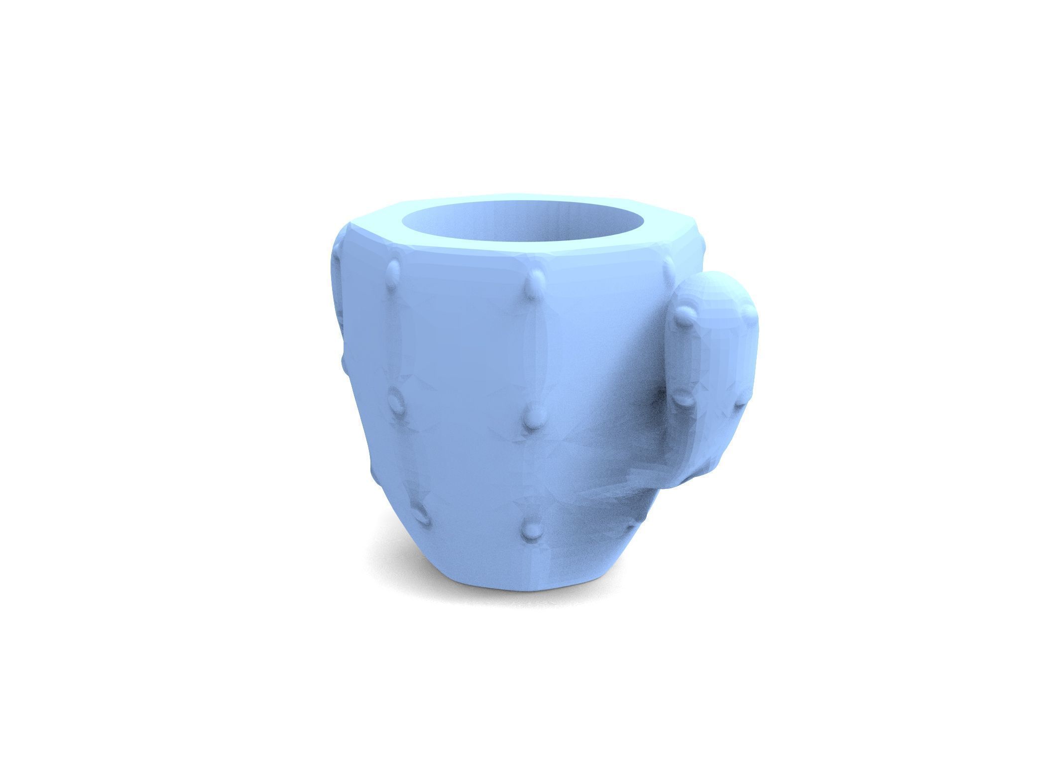 CACTUS PLANT MATE FOR 3D PRINTING 3D model_2