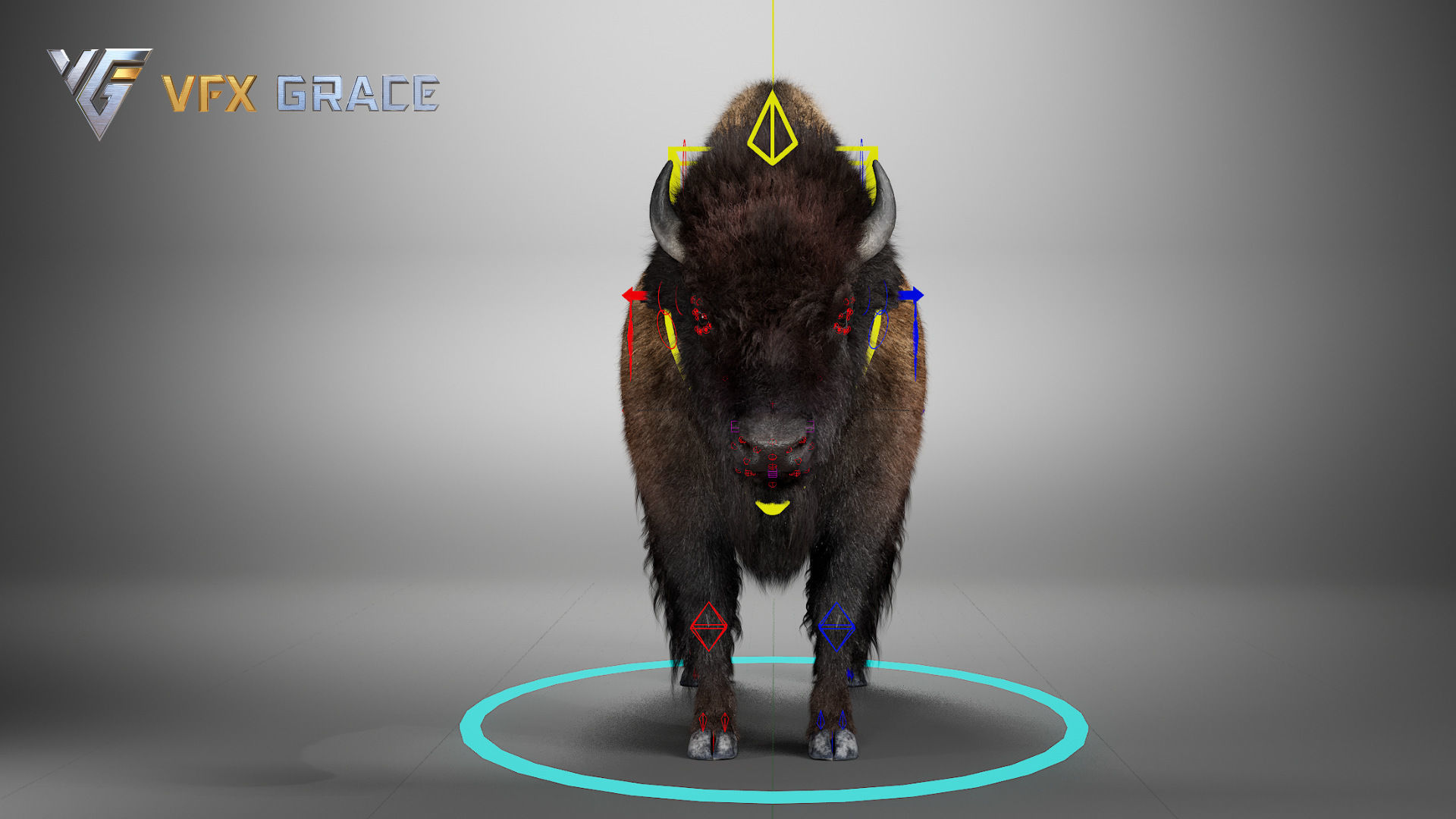 Bison Male UE Character Asset 3D model_17