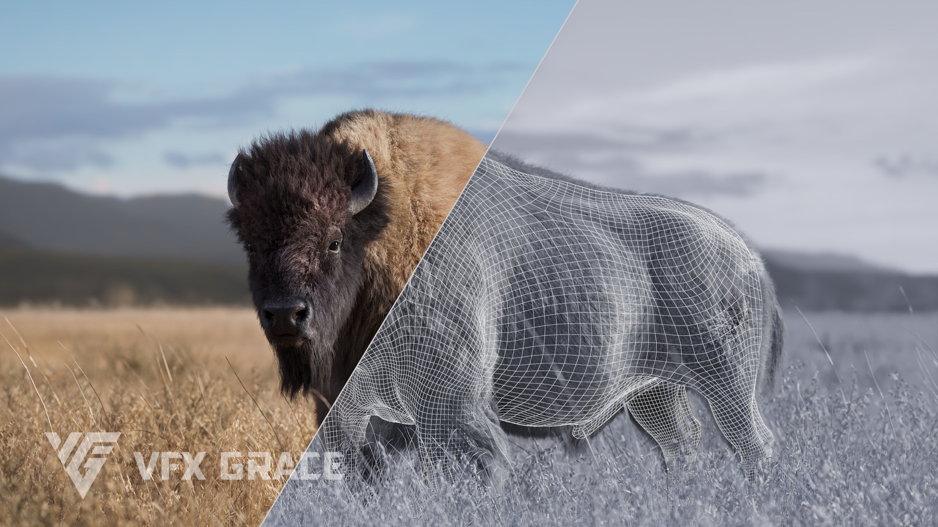 Bison Male UE Character Asset 3D model_6