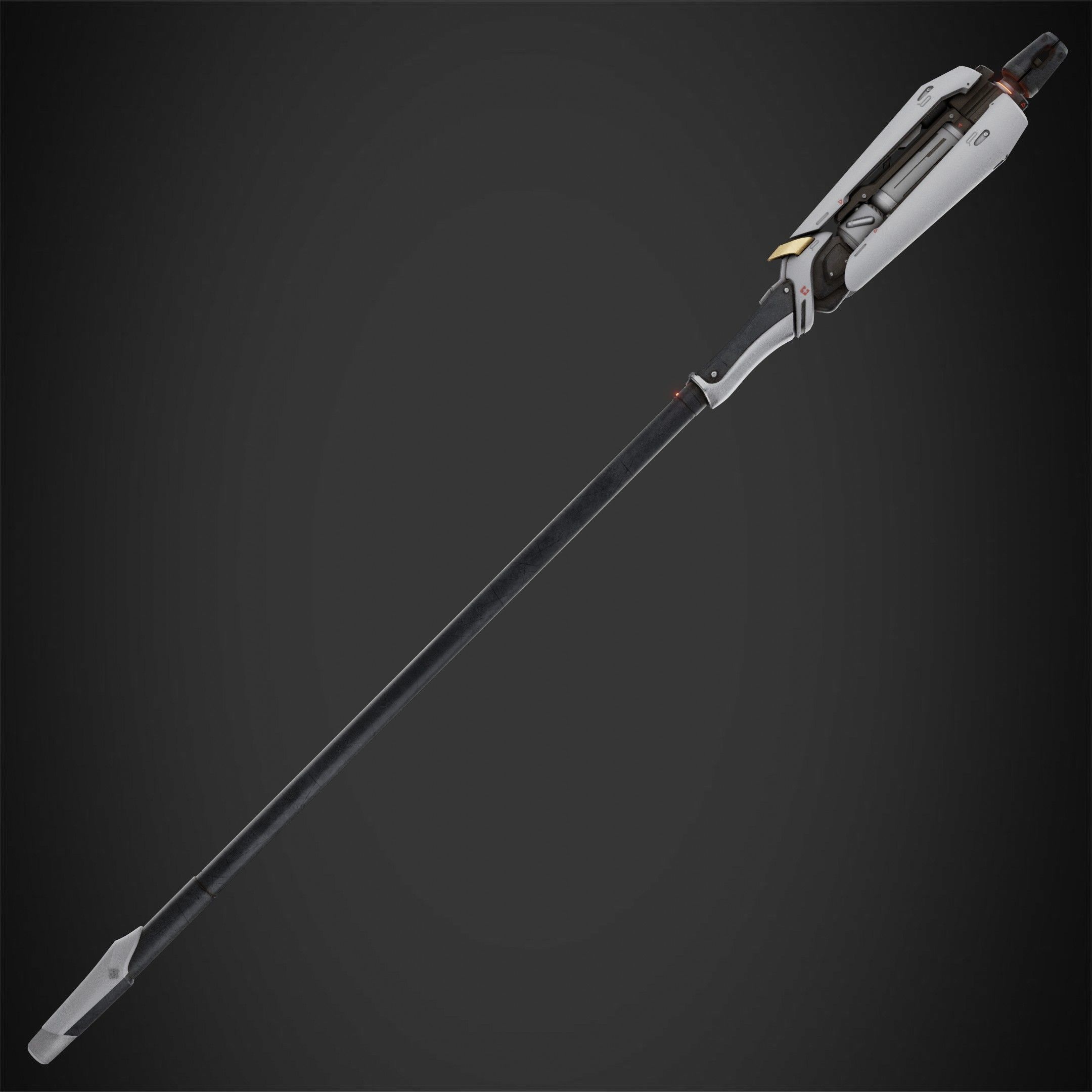 Overwatch Mercy Caduceus Staff for Cosplay 3D print model_7