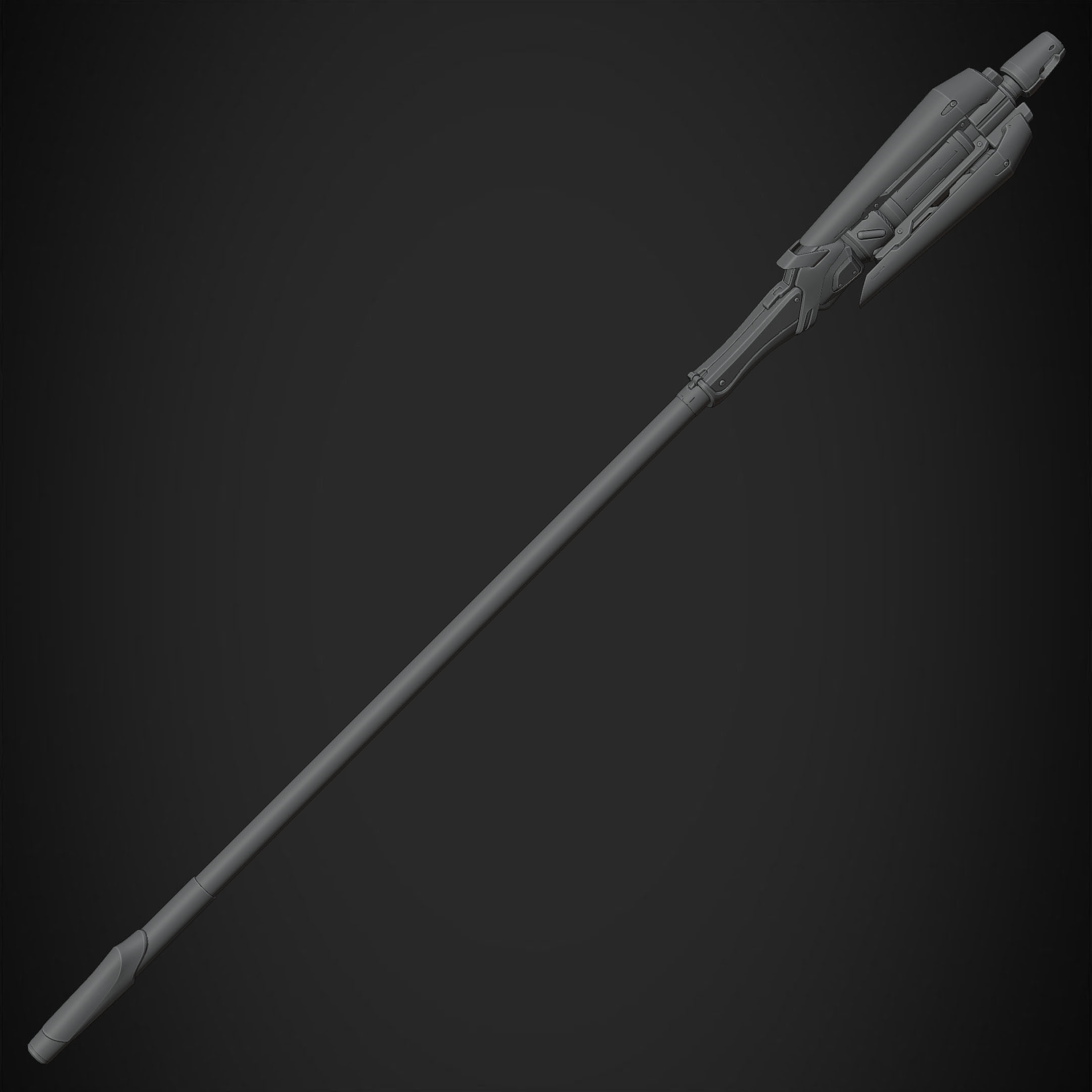 Overwatch Mercy Caduceus Staff for Cosplay 3D print model_17