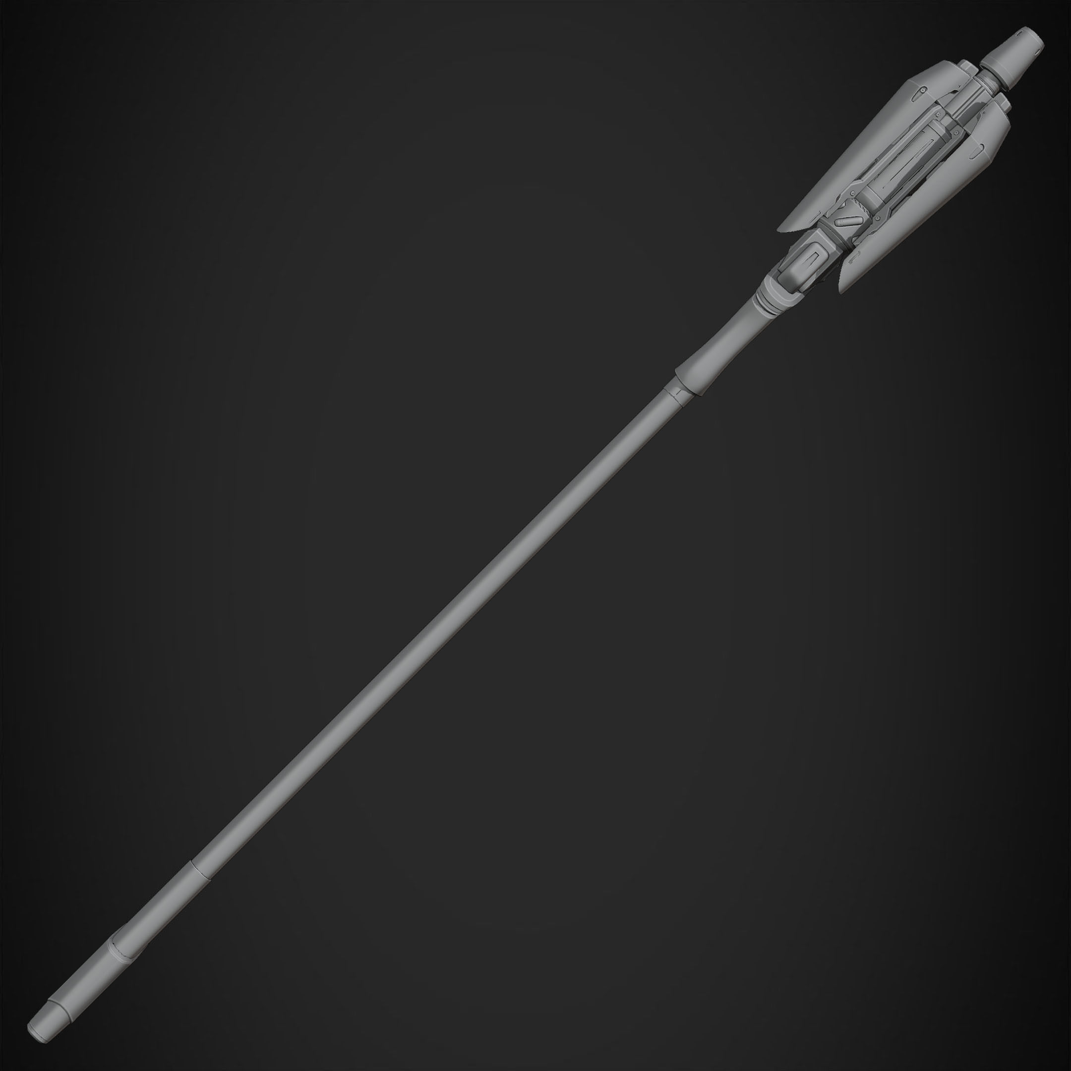 Overwatch Mercy Caduceus Staff for Cosplay 3D print model_15