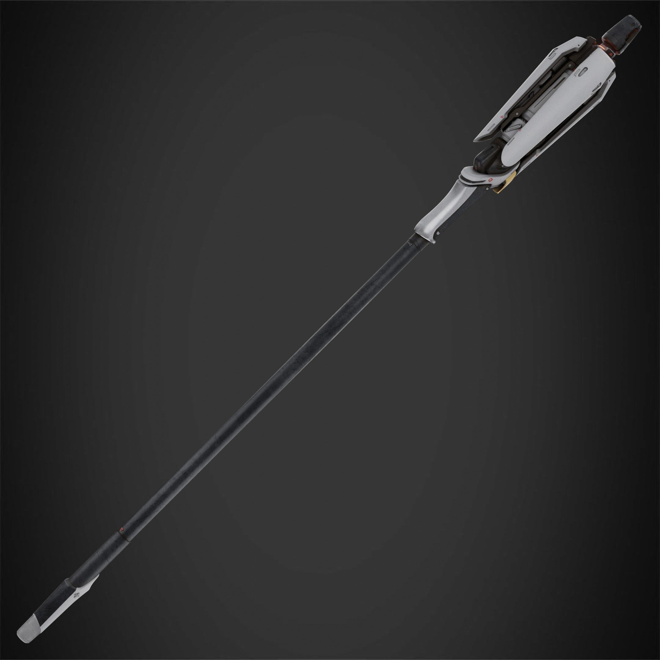 Overwatch Mercy Caduceus Staff for Cosplay 3D print model_2