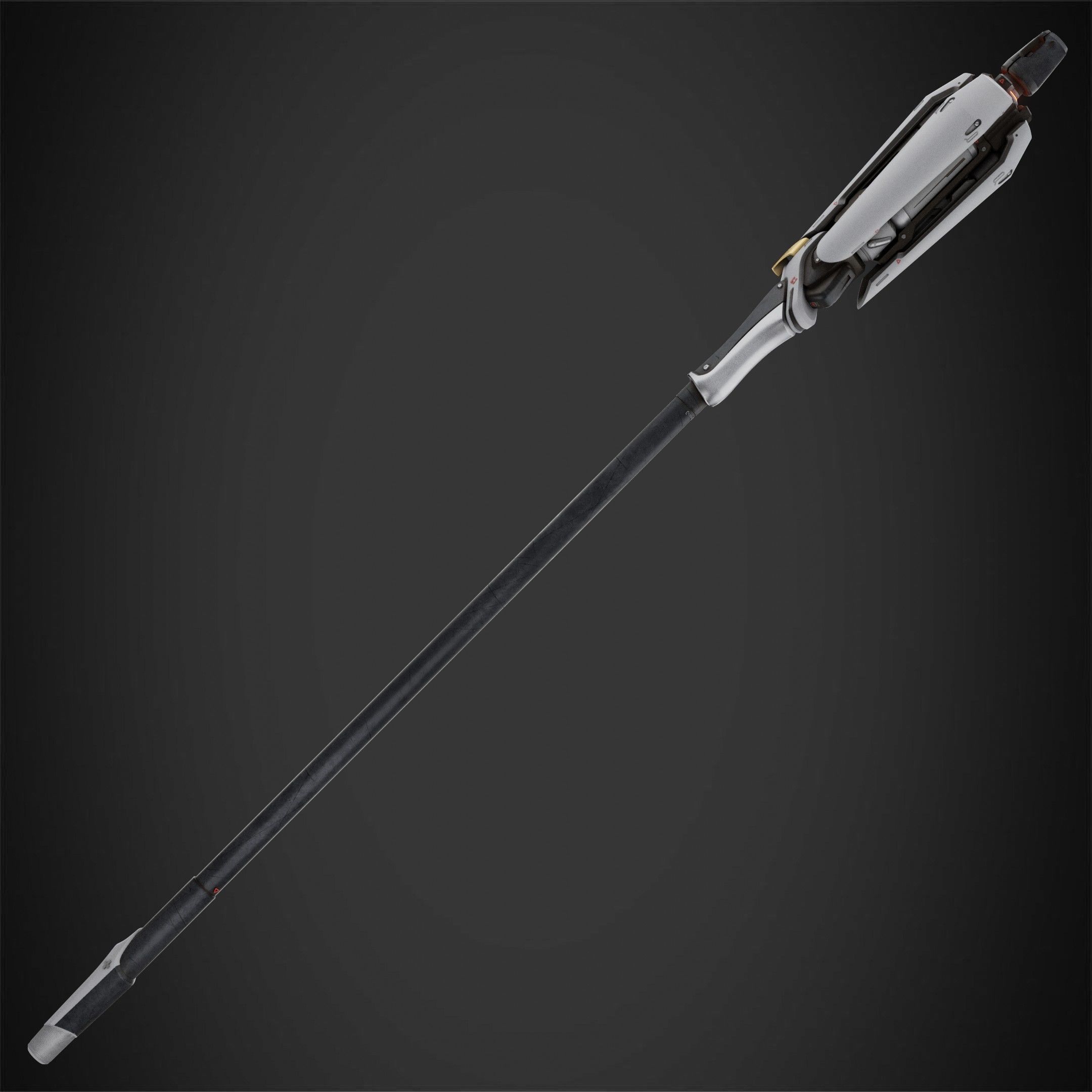 Overwatch Mercy Caduceus Staff for Cosplay 3D print model_8