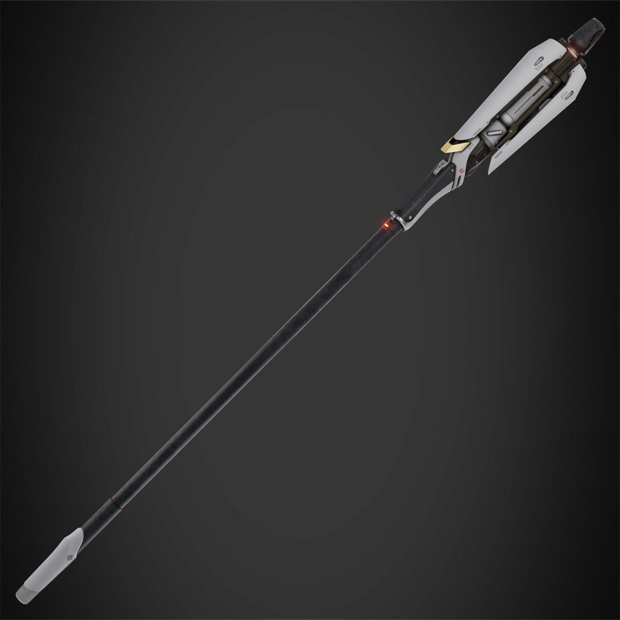 Overwatch Mercy Caduceus Staff for Cosplay 3D print model_6