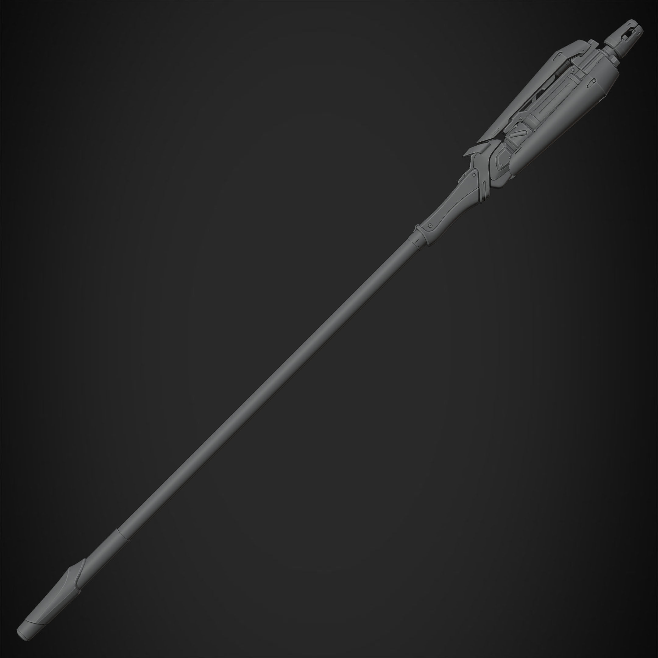 Overwatch Mercy Caduceus Staff for Cosplay 3D print model_19