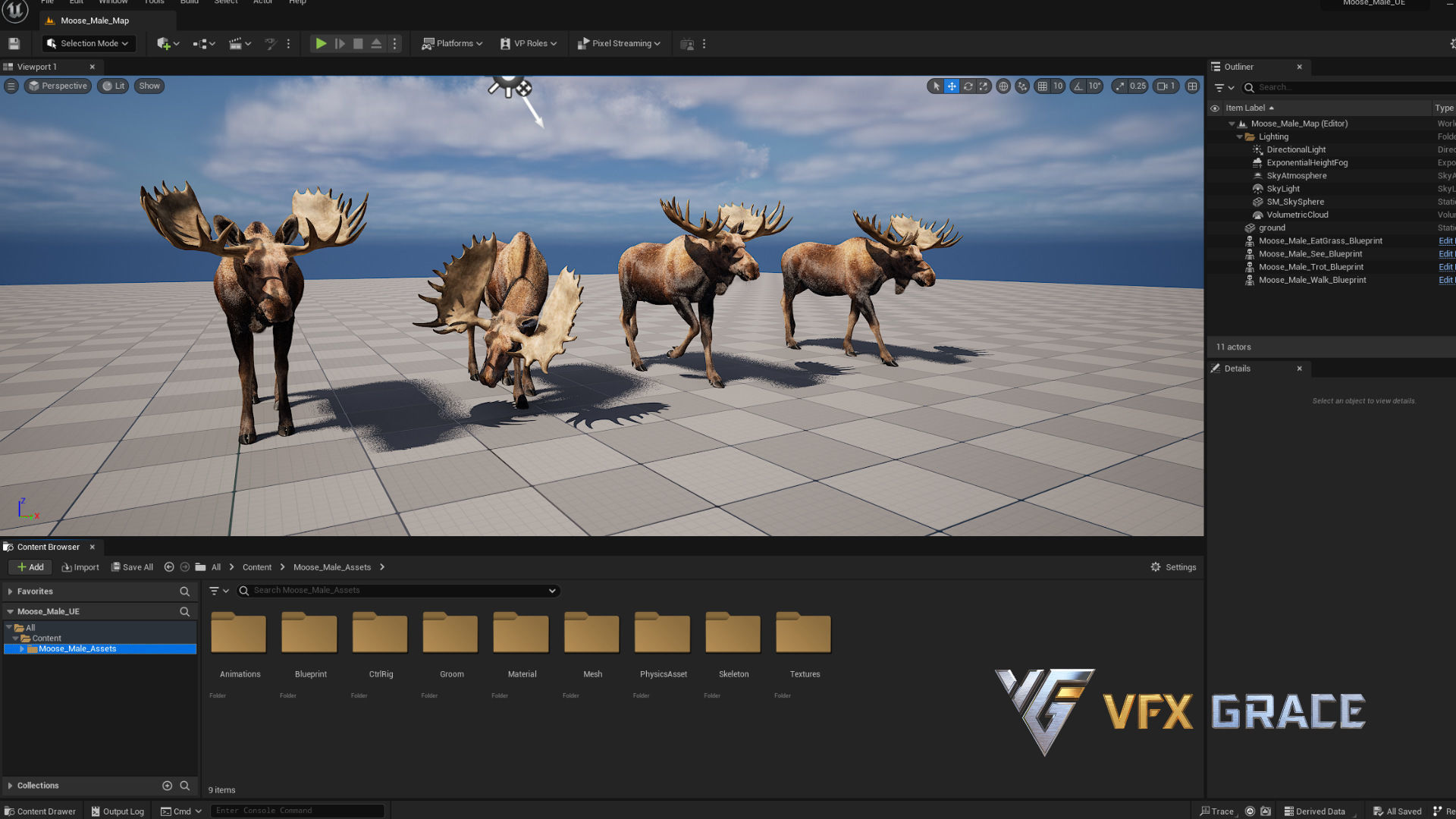 Moose Male UE Character Asset 3D model_22