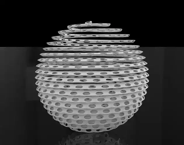 Christmas Ball Ornament 3D print model