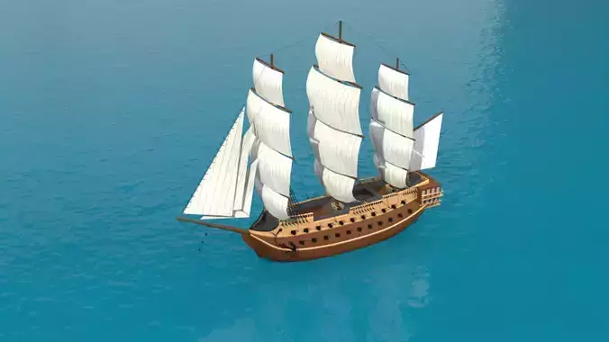 SHIP PIRATE 3D print model