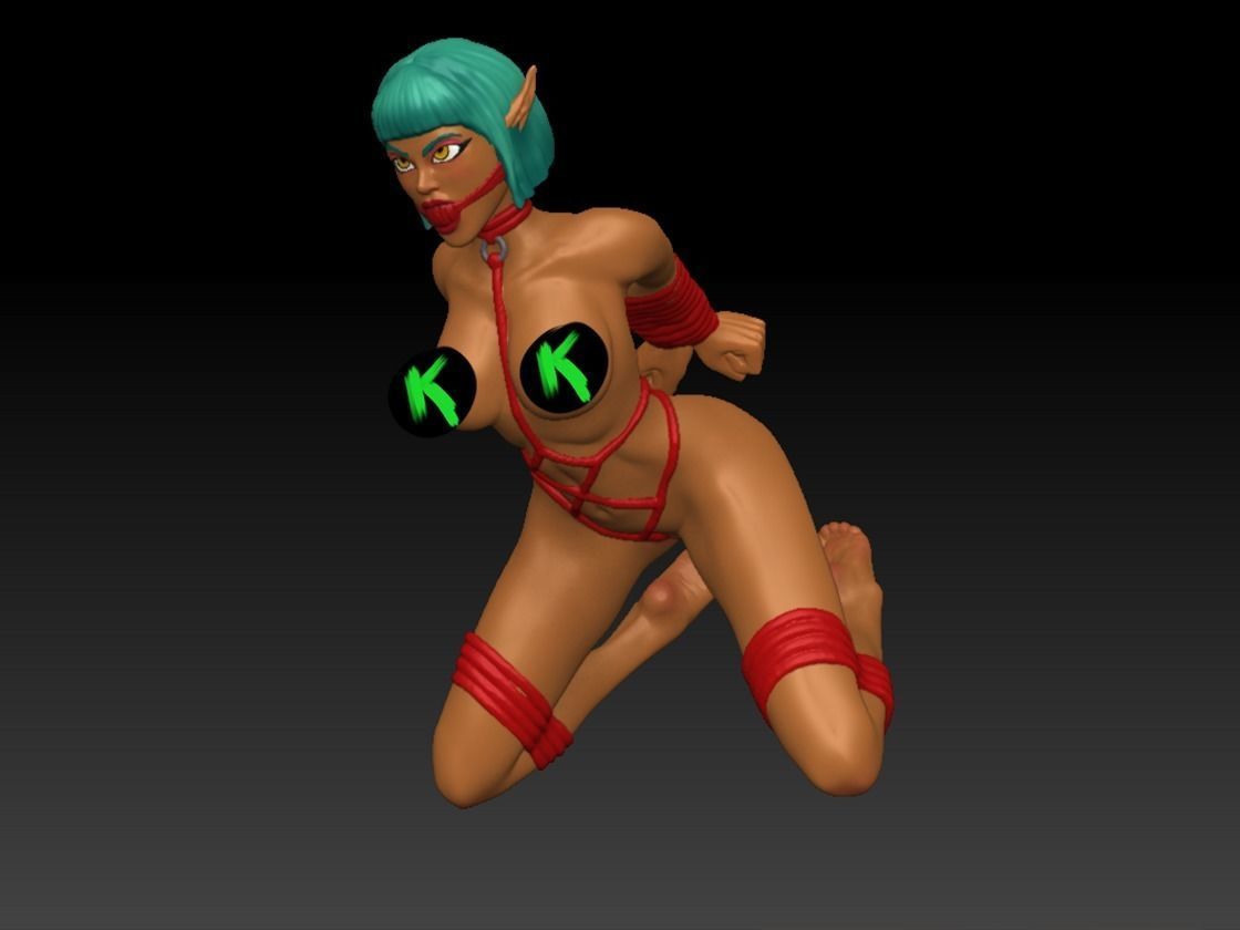 Luna christmas elf 3D print model_1