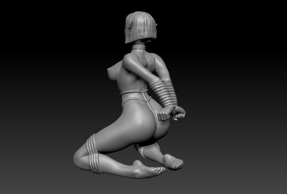 Luna christmas elf 3D print model_2