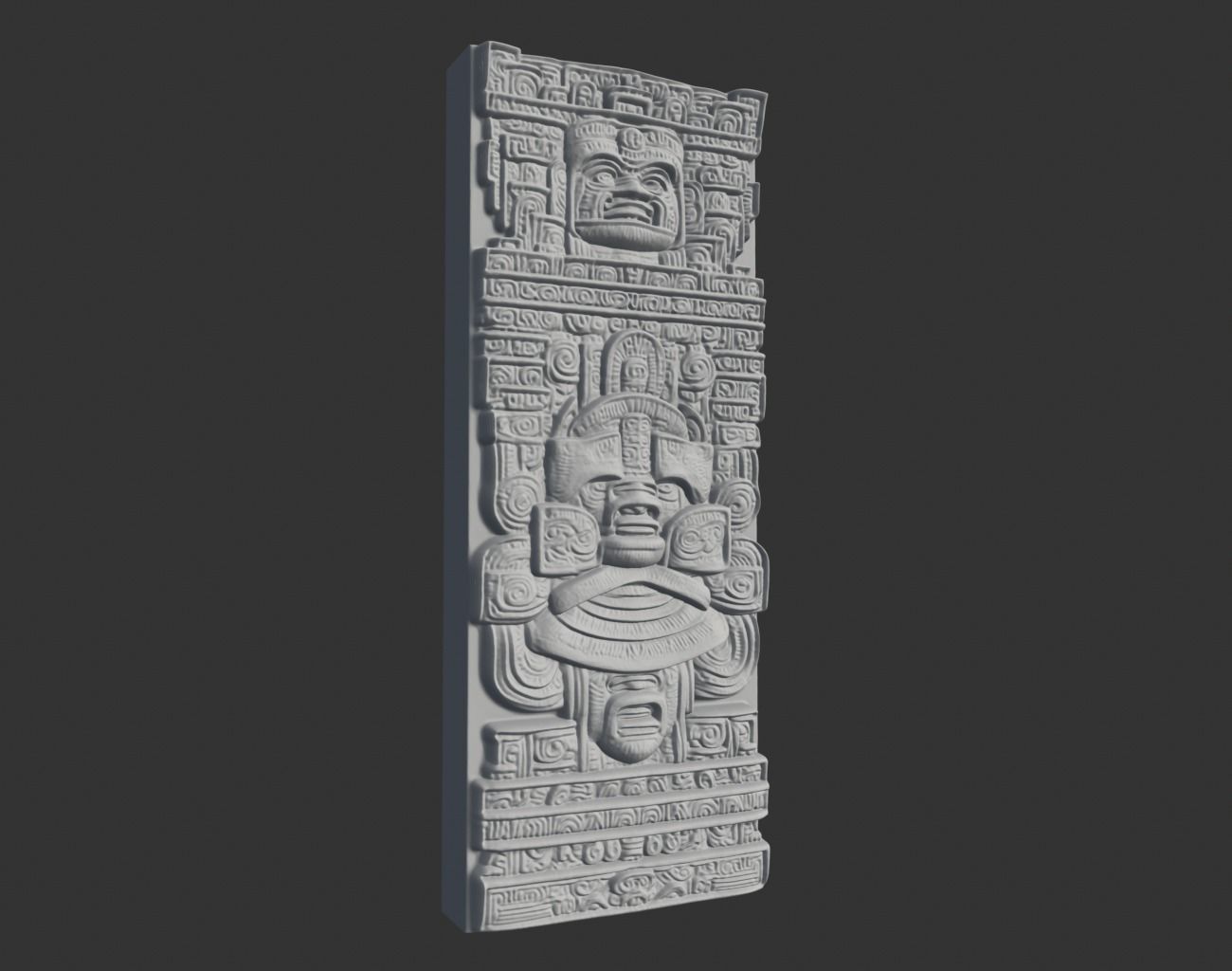 Mayan Decor Ornament 10 - 231206 3D print model_1