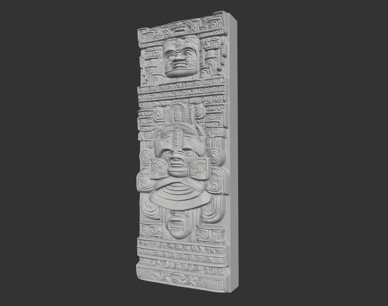 Mayan Decor Ornament 10 - 231206 3D print model_2