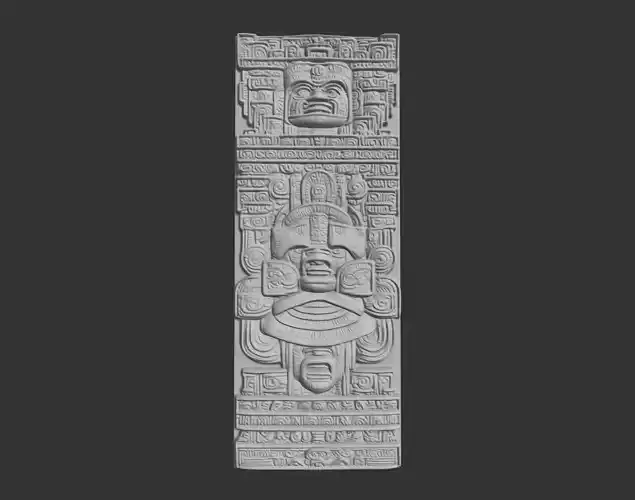 Mayan Decor Ornament 10 - 231206 3D print model
