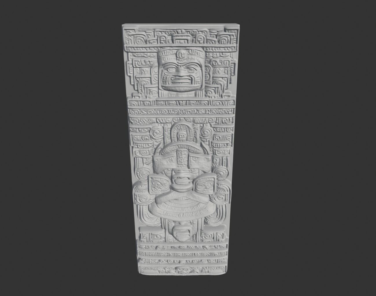 Mayan Decor Ornament 10 - 231206 3D print model_4