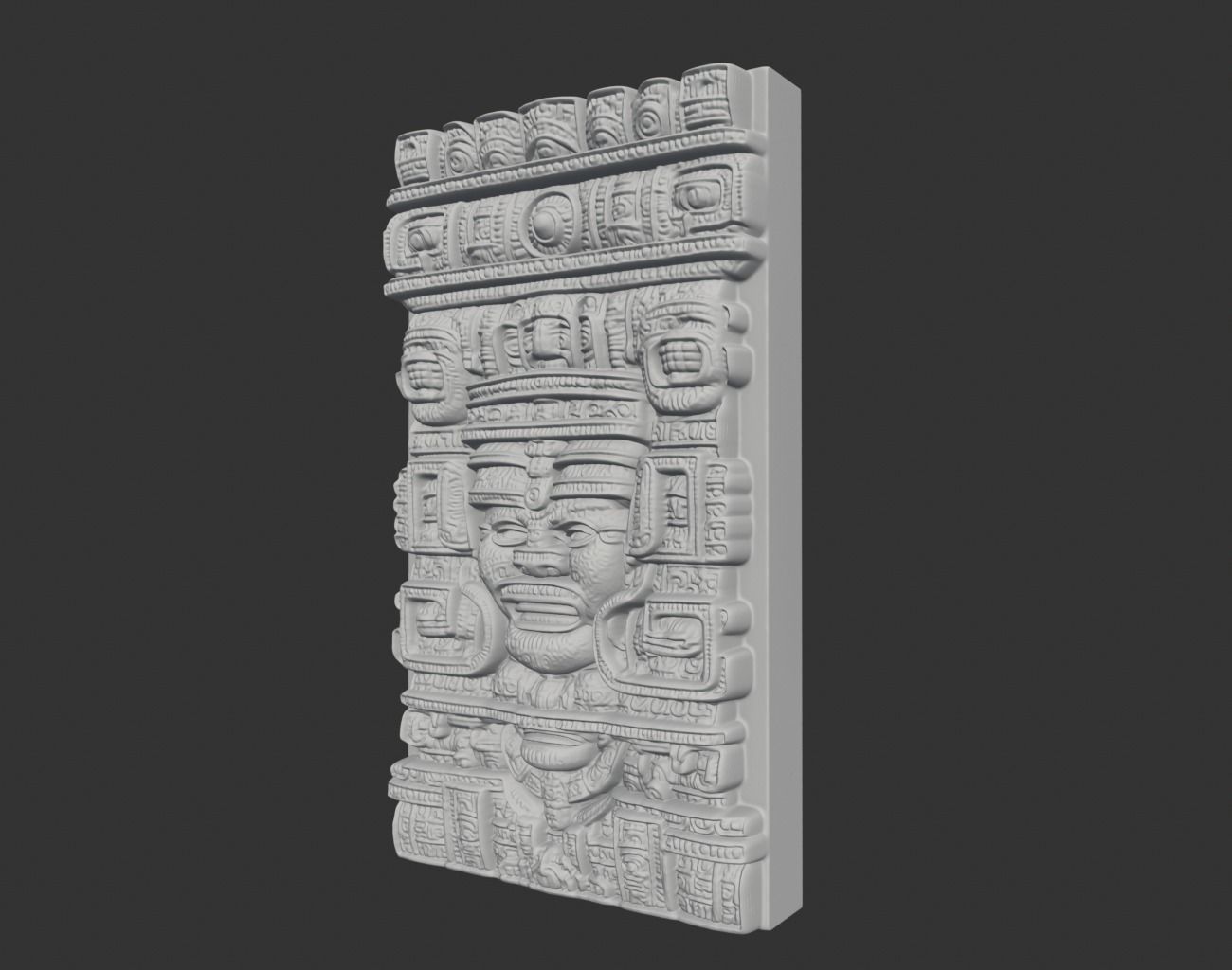 Mayan Decor Ornament 09 - 231206 3D print model_2