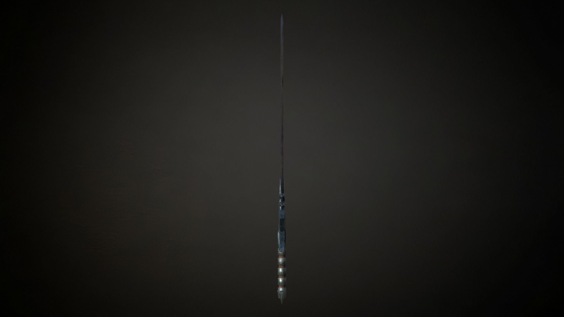 Medieval Evil Fantasy Sword Low-poly 3D model_5