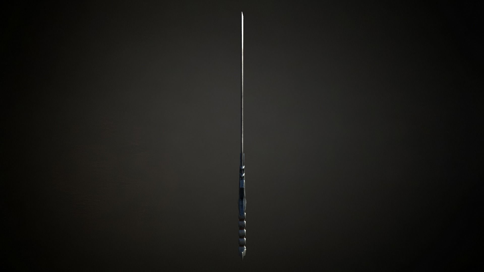 Medieval Evil Fantasy Sword Low-poly 3D model_7
