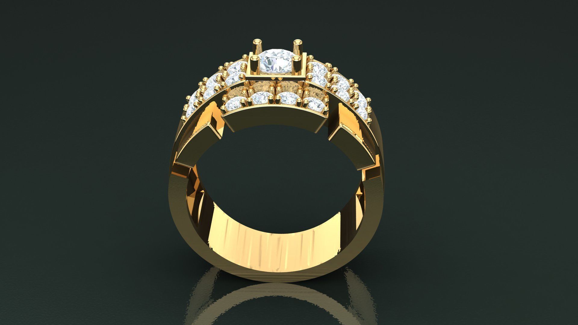 Ring Men B3 3D print model_4