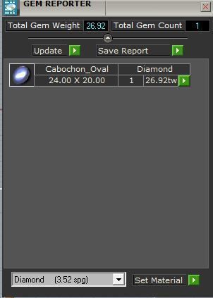 Oval Cabochon Pendant 0801 3D print model_5