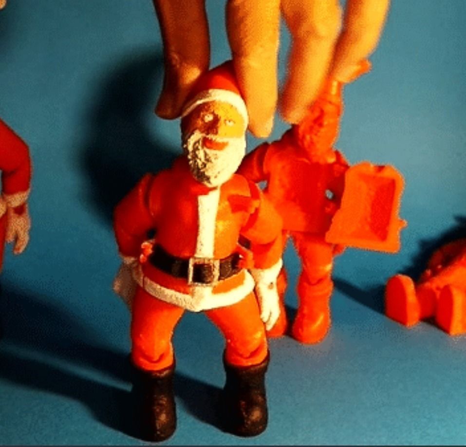ARTICULATED BOX SANTA CLAUS 3D print model_1