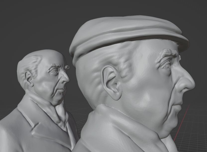 Pablo Neruda 3D print model_14