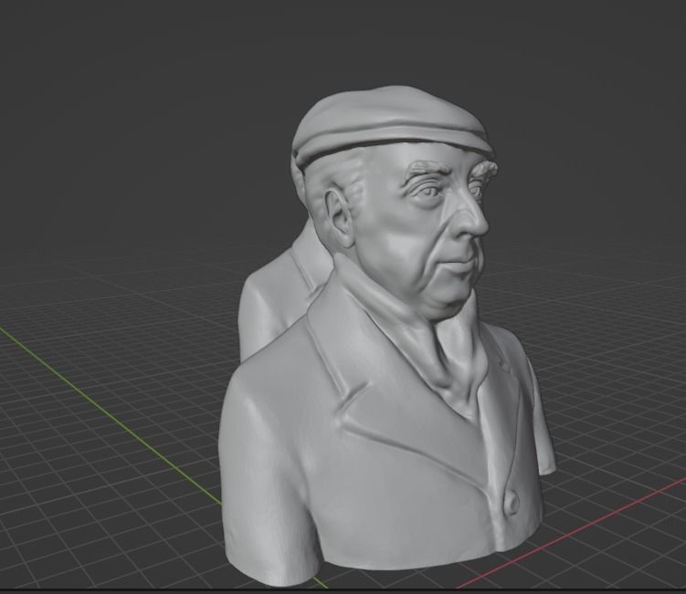 Pablo Neruda 3D print model_5