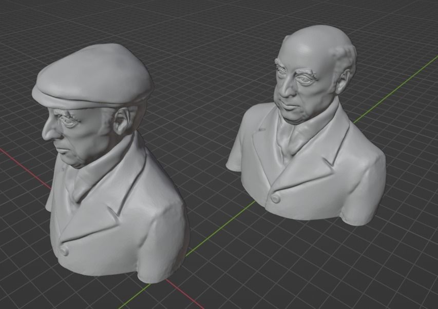 Pablo Neruda 3D print model_9