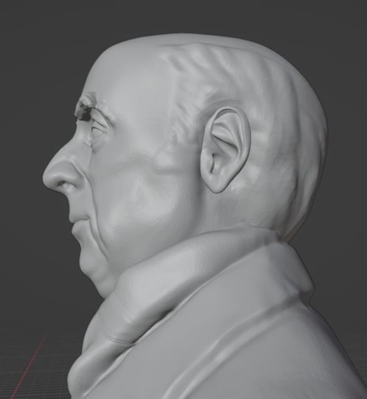 Pablo Neruda 3D print model_19