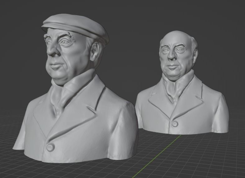 Pablo Neruda 3D print model_11